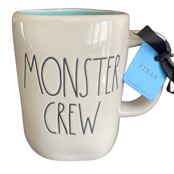 Rae Dunn Disney/Pixar Monster Inc. “Monster Crew” Mug NWT - Picture 1 of 8